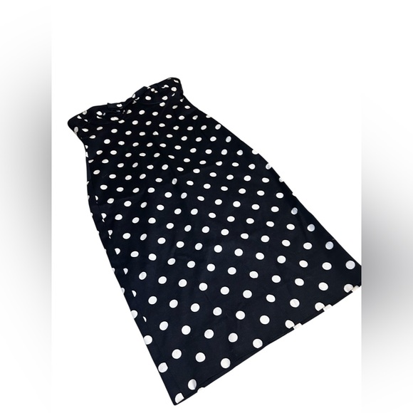 Victoria’s Secret Body by Victoria Polka Dot Fitted Dress Retro Pin Up Size 4 - Picture 2 of 10